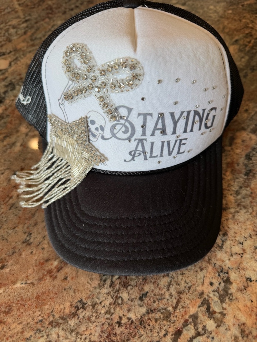 Judith March Embellished Trucker Hat